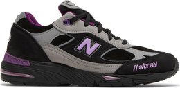 New Balance: Чёрные кроссовки  991