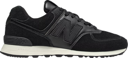 New Balance: Чёрные кроссовки  574