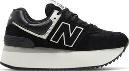 New Balance: Чёрные кроссовки  574