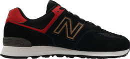 New Balance: Чёрные кроссовки  574