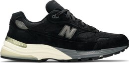 New Balance: Чёрные кроссовки 992