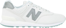 New Balance: Серые кроссовки  574