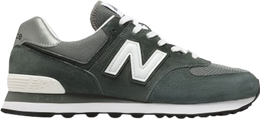 New Balance: Серые кроссовки  574