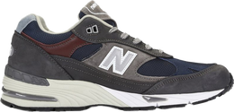 New Balance: Белые кроссовки  991