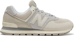 New Balance: Серые кроссовки  574