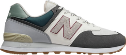 New Balance: Серые кроссовки  574