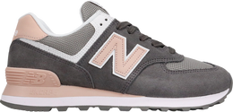 New Balance: Тёмные кроссовки  574