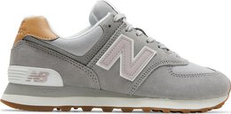 New Balance: Серые кроссовки  574