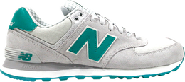 New Balance: Светлые кроссовки  574