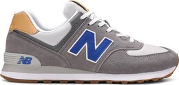 New Balance: Серые кроссовки  574