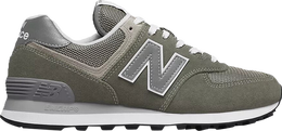 New Balance: Серые кроссовки  Core