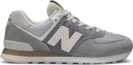 New Balance: Серые кроссовки  574