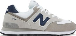 New Balance: Синие кроссовки  574