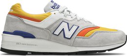 New Balance: Оранжевые кроссовки  997