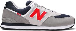 New Balance: Красные кроссовки  574