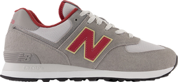 New Balance: Серые кроссовки  574