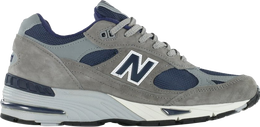 New Balance: Серые кроссовки  991