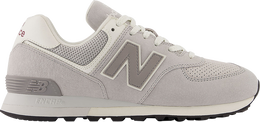 New Balance: Белые кроссовки  574