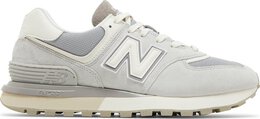 New Balance: Серые кроссовки 574