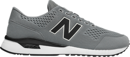 New Balance: Серые кроссовки 