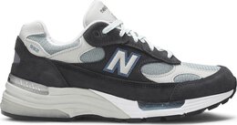 New Balance: Голубые кроссовки  992