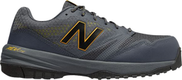 New Balance: Серые кроссовки 