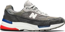 New Balance: Серые кроссовки  992