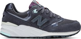 New Balance: Серые кроссовки 