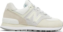 New Balance: Серые кроссовки  574