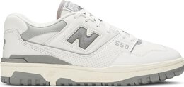 New Balance: Серебристые кроссовки  550