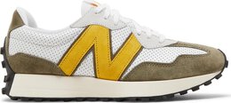 New Balance: Белые кроссовки  327