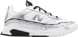 New Balance: Серебристые кроссовки  X-Racer