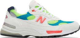 New Balance: Белые кроссовки  992