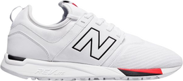 New Balance: Белые кроссовки 