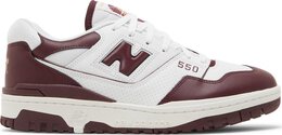 New Balance: Белые кроссовки  550