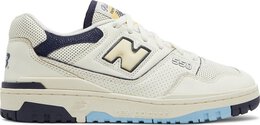 New Balance: Белые кроссовки  550