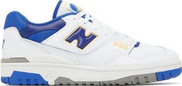 New Balance: Голубые кроссовки  550