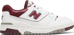 New Balance: Бордовые кроссовки  550