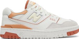 New Balance: Белые кроссовки  550