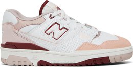 New Balance: Белые кроссовки  550