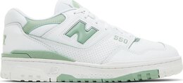 New Balance: Белые кроссовки  550