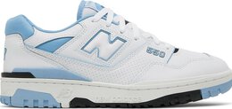 New Balance: Голубые кроссовки  550