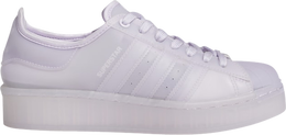 Adidas: Фиолетовые кроссовки  Superstar