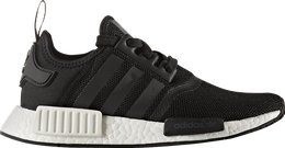 Adidas: Чёрные кроссовки  NMD_R1 J