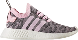 Adidas: Розовые кроссовки  NMD_R2 Primeknit