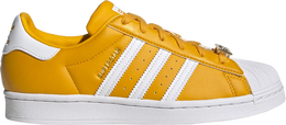 Adidas: Жёлтые кроссовки  Superstar