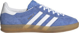 Adidas: Голубые кроссовки Gazelle Indoor