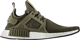 Adidas: Зелёные кроссовки  NMD XR1 Primeknit