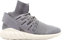 Adidas: Серые кроссовки  Tubular Doom Primeknit