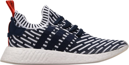 Adidas: Синие кроссовки  NMD_R2 Primeknit